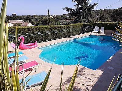 Villa Villepey, à Saint-Aygulf 83370, Fréjus, piscine, 4 chambres, 10 couchages, les étangs de Villepey, proche les Issambres, Grand Boucharel 